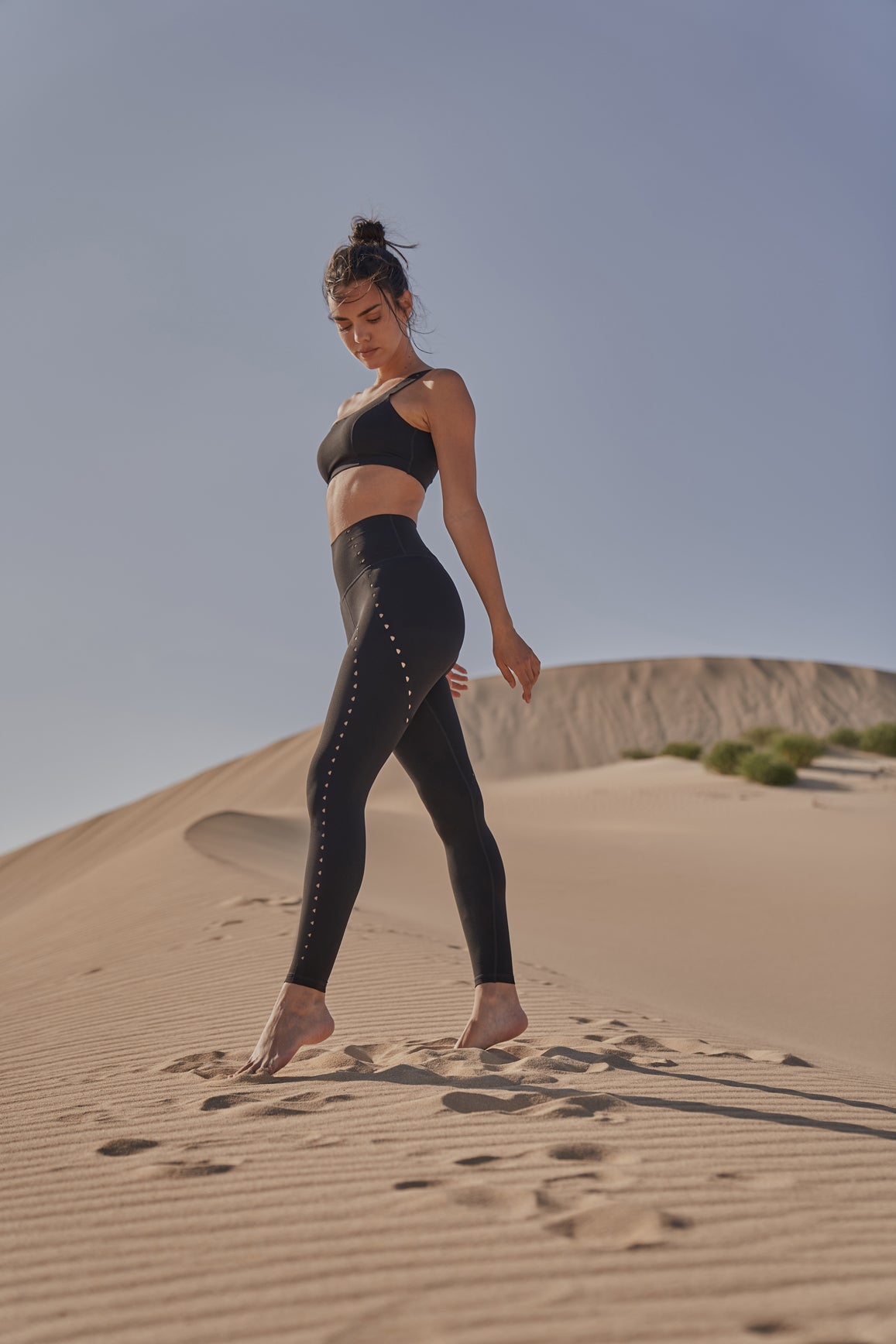One-shoulder Laser Cut Sports Bra + Training Laser Cut Legging