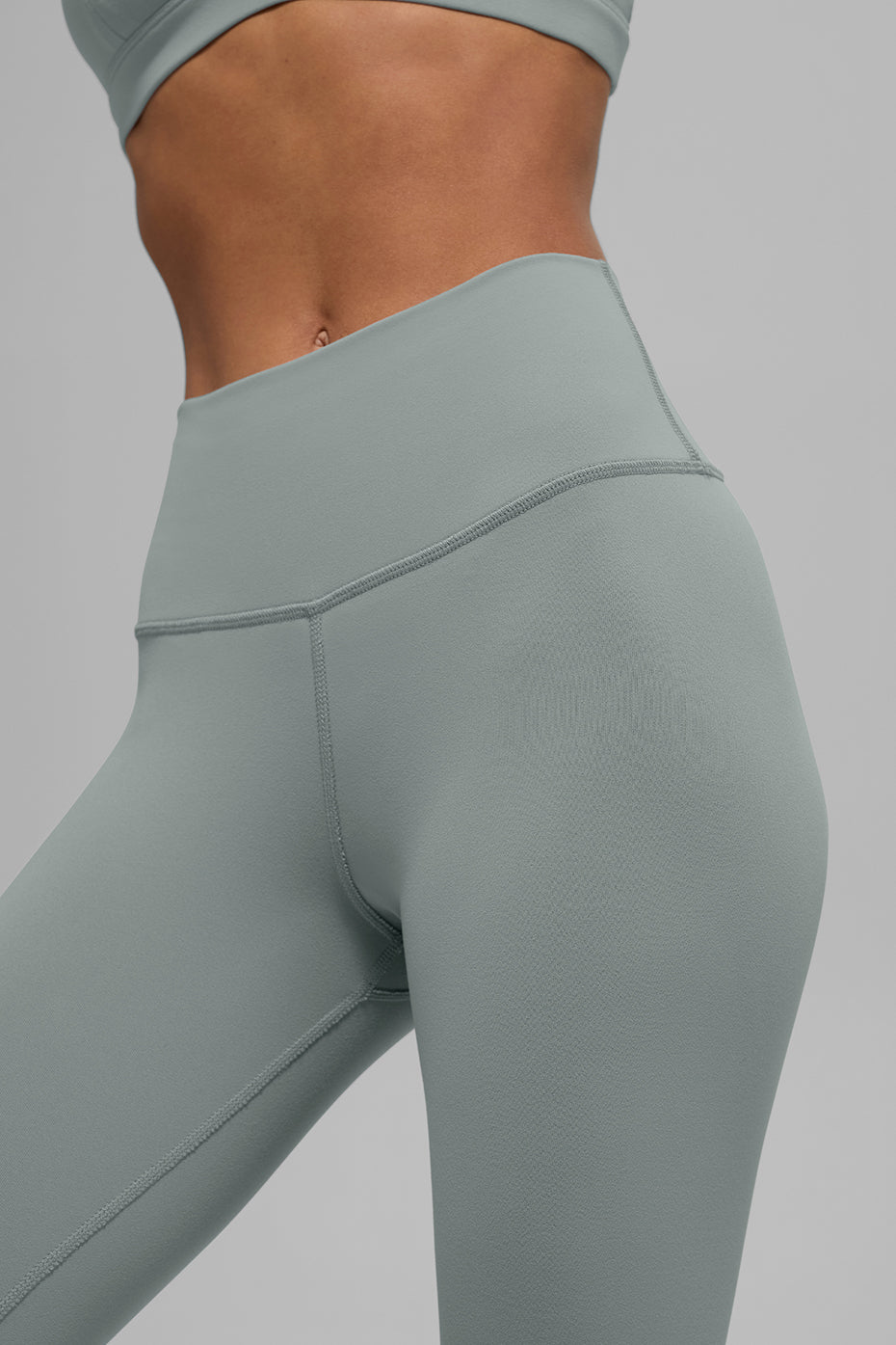 High-Waist Airbrush Legging - Lunar Grey
