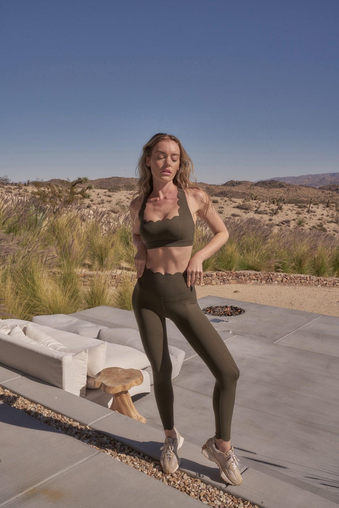 Cross Back Sports Bra + 7/8 High-Waist Energy Legging