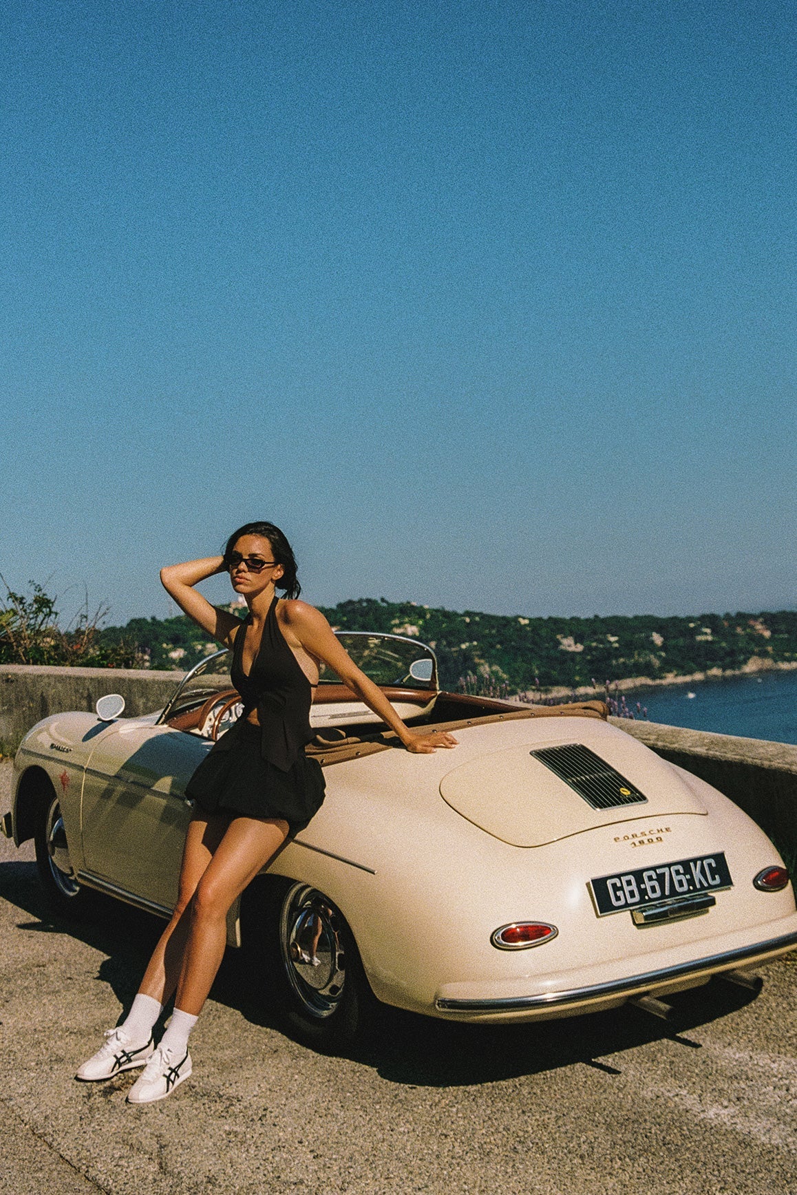 Riviera Floral Halter Vest & Mini Bubble Skirt