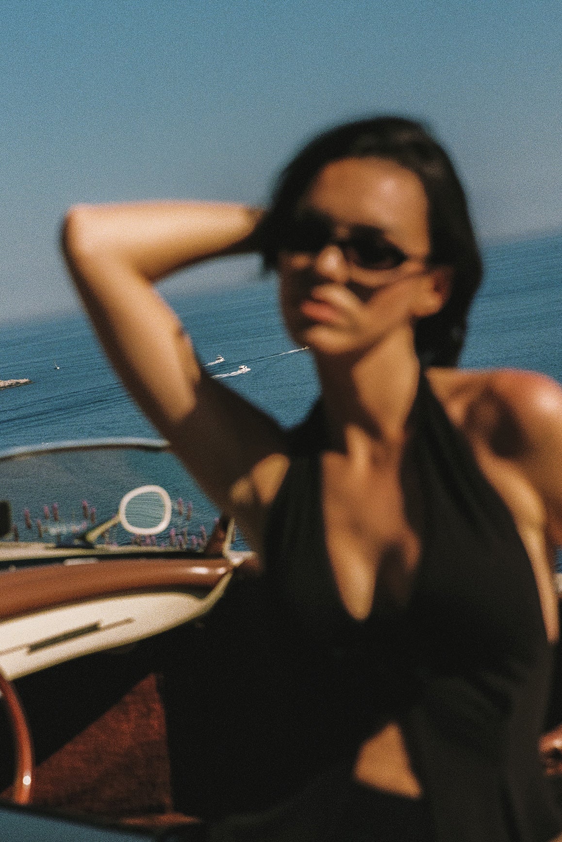 Riviera Floral Halter Vest & Mini Bubble Skirt